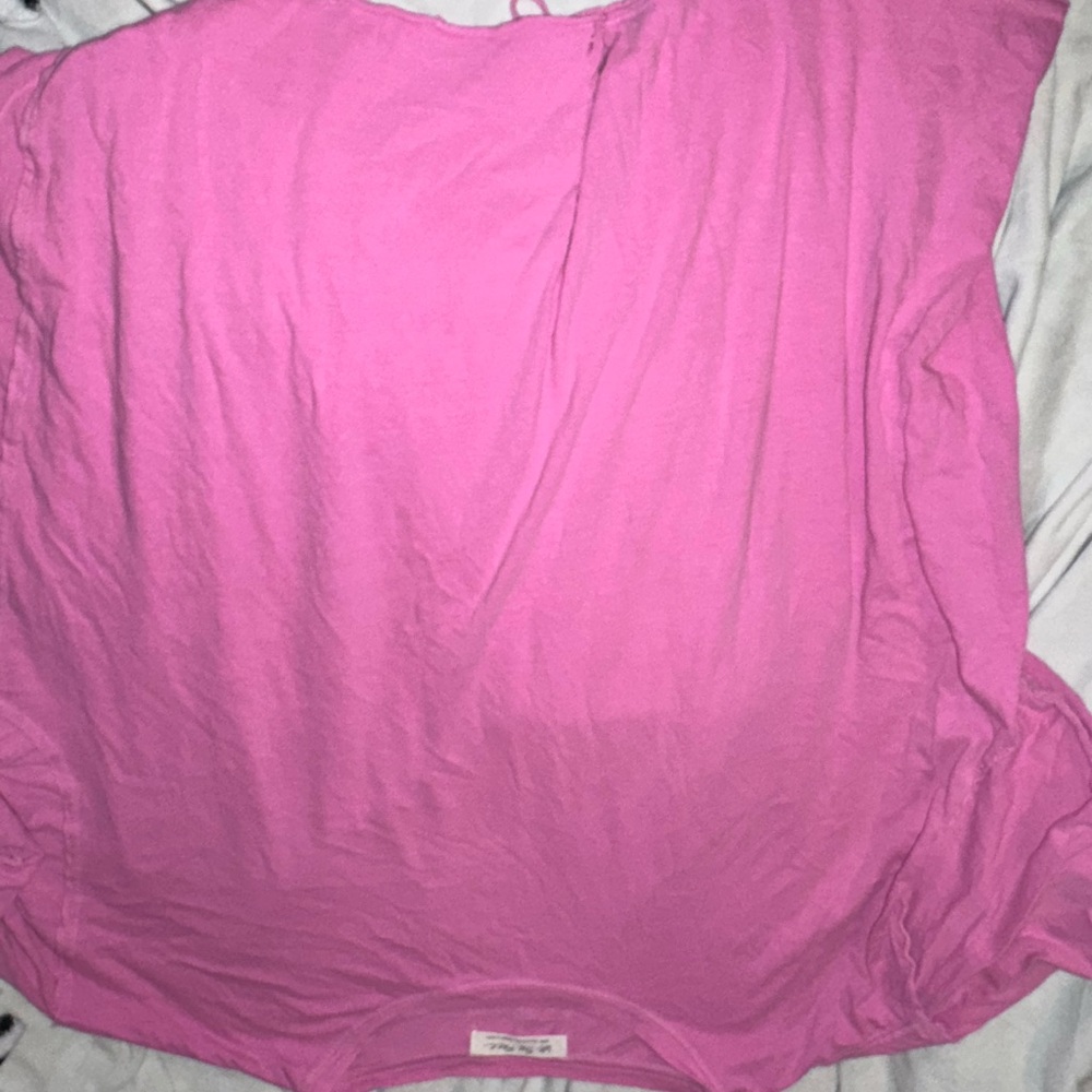 We The Free Bright Pink Short Sleeve Tee